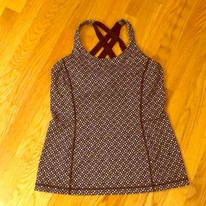 Lululemon Top with Built in Bra